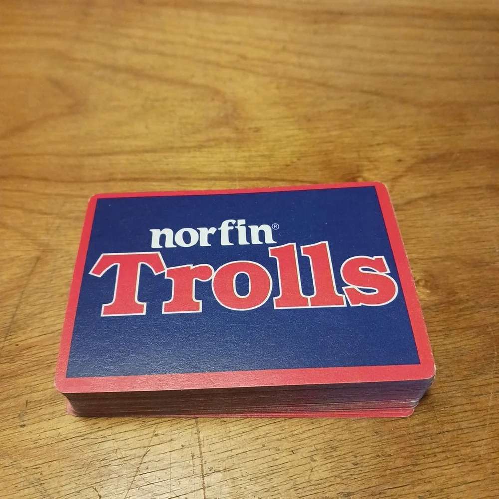 Vintage 1992 Norfin Trolls Playing Cards-Fundex Complete Set